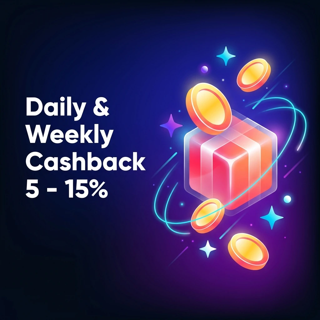 Daily & Weekly Cashback 5 - 15%